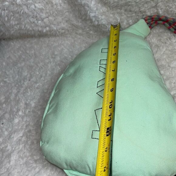 KAVU Rope  Canvas mint Green Sling Bag Crossbody Backpack - Picture 7 of 10